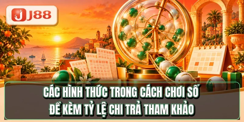 Cách Chơi Số Đề - 4 Hình Thức Ăn Tới 1 Ăn 960 2 Các hình thức trong cách chơi số đề kèm tỷ lệ chi trả tham khảo