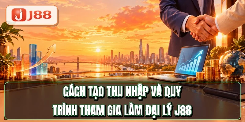 Đại Lý J88 - Hoa Hồng Tới 45% Cho Đối Tác 1 Cách tạo thu nhập và quy trình tham gia làm đại lý J88