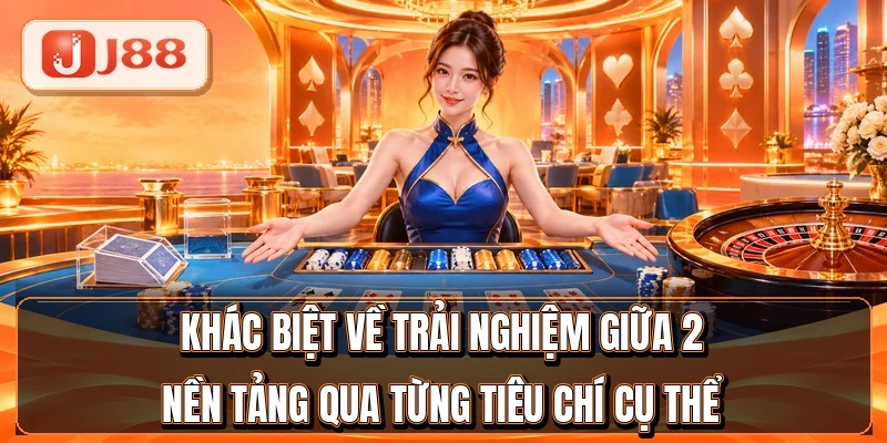 Khác biệt về trải nghiệm giữa 2 nền tảng qua từng tiêu chí cụ thể