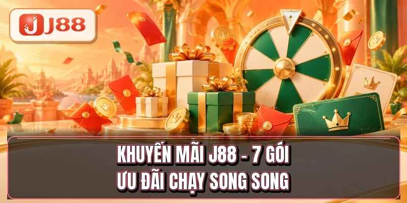 Khuyến Mãi J88 - 7 Chương Trình Đang Chạy Song Song
