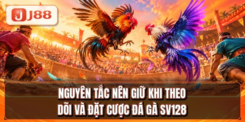 Đá Gà SV128 - Xem Trực Tiếp 24/7 Từ Trường Gà 4 Nguyên tắc nên giữ khi theo dõi và đặt cược đá gà SV128