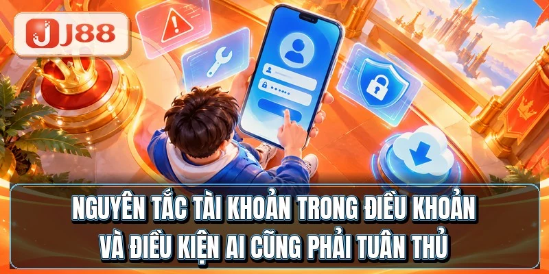 Nguyên tắc tài khoản trong điều khoản và điều kiện ai cũng phải tuân thủ