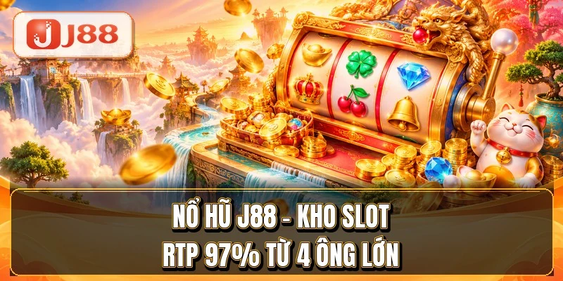 Nổ Hũ J88 - Kho Slot RTP 97% Từ 4 Nhà Phát Hành Lớn 10 Nổ Hũ J88 - Kho Slot RTP 97% Từ 4 Nhà Phát Hành Lớn
