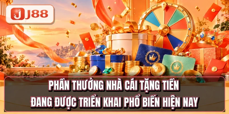 Phần thưởng nhà cái tặng tiền đang được triển khai phổ biến hiện nay
