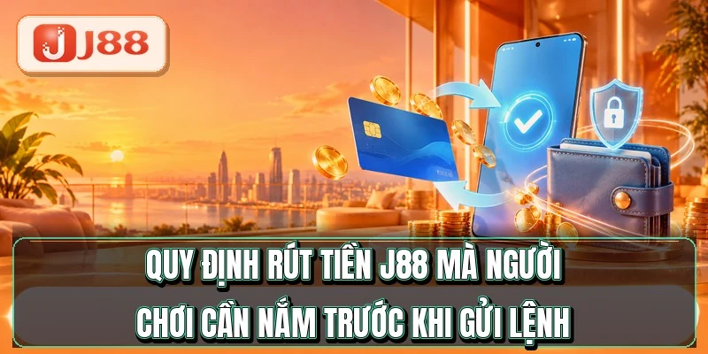 Rút Tiền J88 - Nhận Tiền Về Chỉ Sau 5 Phút 3 Quy định rút tiền J88 mà người chơi cần nắm trước khi gửi lệnh