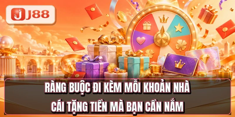 Ràng buộc đi kèm mỗi khoản nhà cái tặng tiền mà bạn cần nắm