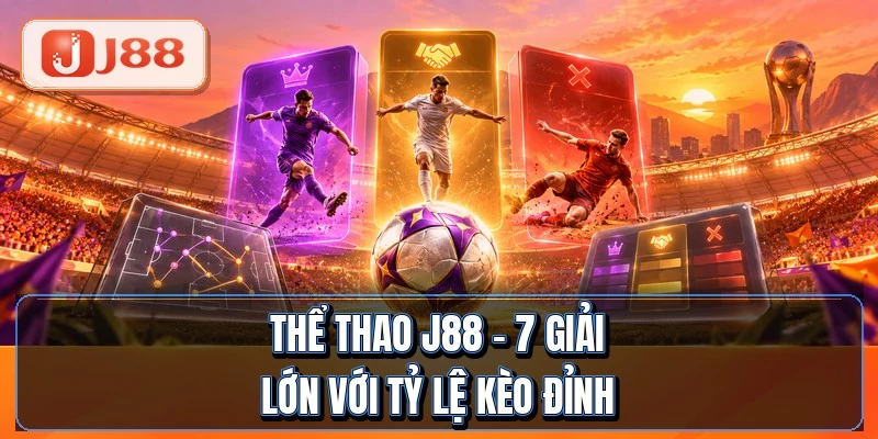 Thể Thao J88 - 7 Giải Lớn Với Tỷ Lệ Kèo Đỉnh 1 Thể Thao J88 - 7 Giải Lớn Với Tỷ Lệ Kèo Đỉnh