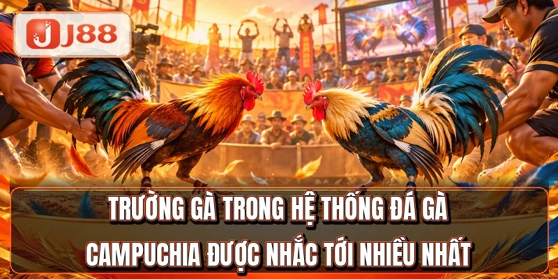 Đá Gà Campuchia - Top 4 Trường Gà Nổi Tiếng Nhất 3 Trường gà trong hệ thống đá gà Campuchia được nhắc tới nhiều nhất
