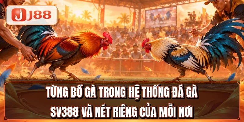 Đá Gà SV388 - Nối Sóng 4 Bồ Gà Lớn Campuchia 3 Từng bồ gà trong hệ thống đá gà SV388 và nét riêng của mỗi nơi